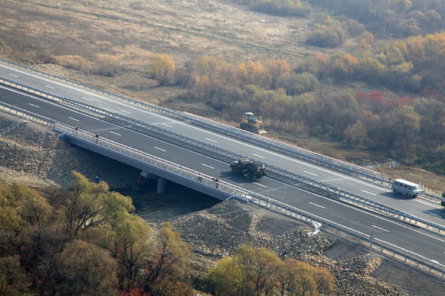 Мост через Уссури в Хабаровске