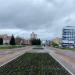 Аллея перед собором Ф. Ушакова в городе Саранск