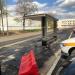 Временно недействующая автобусная остановка в городе Москва
