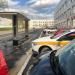Временно недействующая автобусная остановка в городе Москва