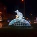Новогодняя композиция «Белая металлическая крыса» (ru) in Homieĺ city