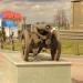 Копия французской пушки армии Наполеона на постаменте в городе Малоярославец