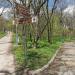 Указатель направления терренкуров и их длины в городе Железноводск