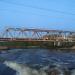 Abandoned railway bridge in Riga city