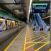 Elizabeth Quay Railway Station in Perth, WA city