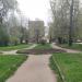 Клумба с вазоном в городе Шлиссельбург