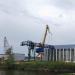 Козловый кран в городе Шлиссельбург