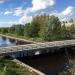 Bridge across Zunda canal in Riga city