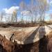 Дорога из бетонных плит для реконструкции газопровода в городе Москва