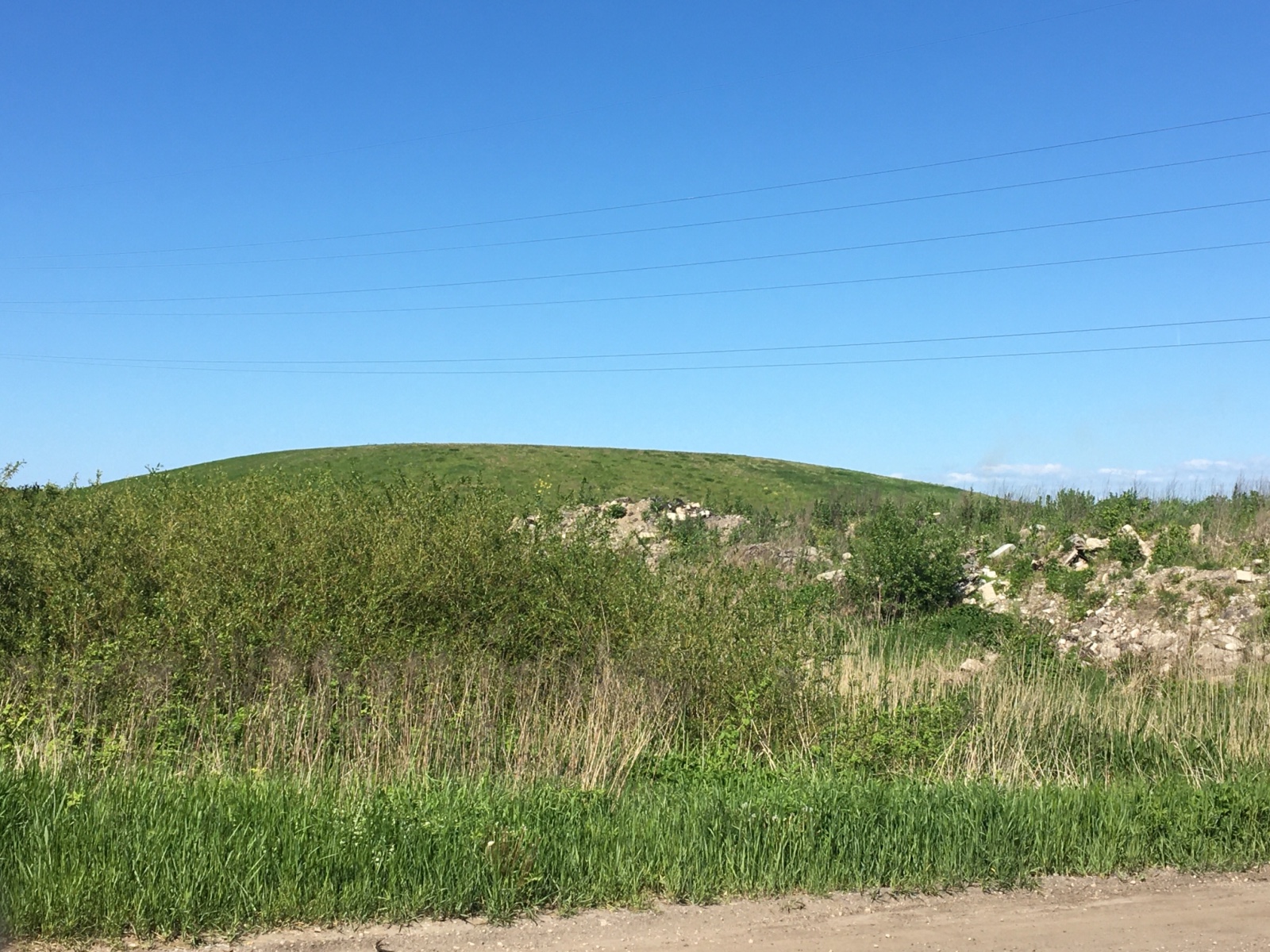 Reclaimed landfill Riga