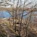 Beach on the rocks in Zhytomyr city