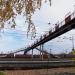 Пешеходный мост в городе Углегорск