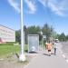 Автобусная остановка в городе Приозерск