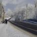 Автомобильный мост через реку Булавинку в городе Енакиево