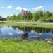 Пруд в городе Куровское