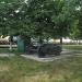 Памятник колёсной паре в городе Углегорск