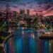 Trafalgar Bridge in Perth, WA city