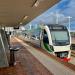 Claisebrook Railway Station in Perth, WA city