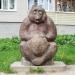 Скульптура медведя в городе Клин