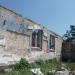 Ruins of burnt-out canteen