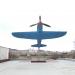 Самолёт-памятник Як-9 в городе Чита