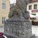 Lew kamienny in Olsztynek city