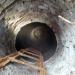 Смотровой колодец шахты канализационного коллектора в городе Новосибирск