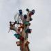 Birdhouses tree in Zhytomyr city