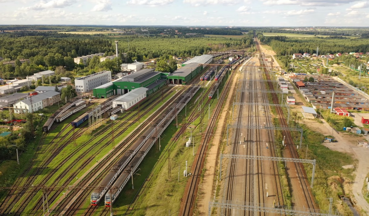 Моторвагонное депо Лобня (ТЧ-14 МСК) Московской железной дороги - Лобня