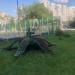 Цветник в городе Москва