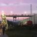 Недействующий временный надземный пешеходный переход в городе Москва