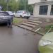 Лестничный спуск в городе Москва