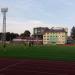 Electronic scoreboard of the stadium in Zhytomyr city