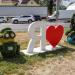 Композиция «Я ♥ Луховицы» в городе Луховицы