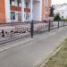 Ограда с нотным станом в городе Луховицы
