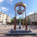 Декоративная стела в городе Байконур