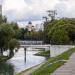 Пешеходный мост в городе Москва