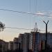 Опора ЛЭП в городе Долгопрудный