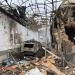 Место попадания ракеты 04.10.2020 в городе Гянджа