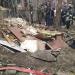 Место попадания ракеты 04.10.2020 в городе Гянджа