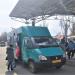 Остановка маршрутного такси в городе Донецк