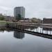 Tammerkosken ylittävä tilapäinen jalankulku- ja pyöräilysilta (fi) in Tampere city