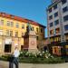 Jungmann square in Prague city