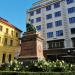 Jungmann square in Prague city