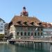 Rathausbrücke in Stadt Luzern