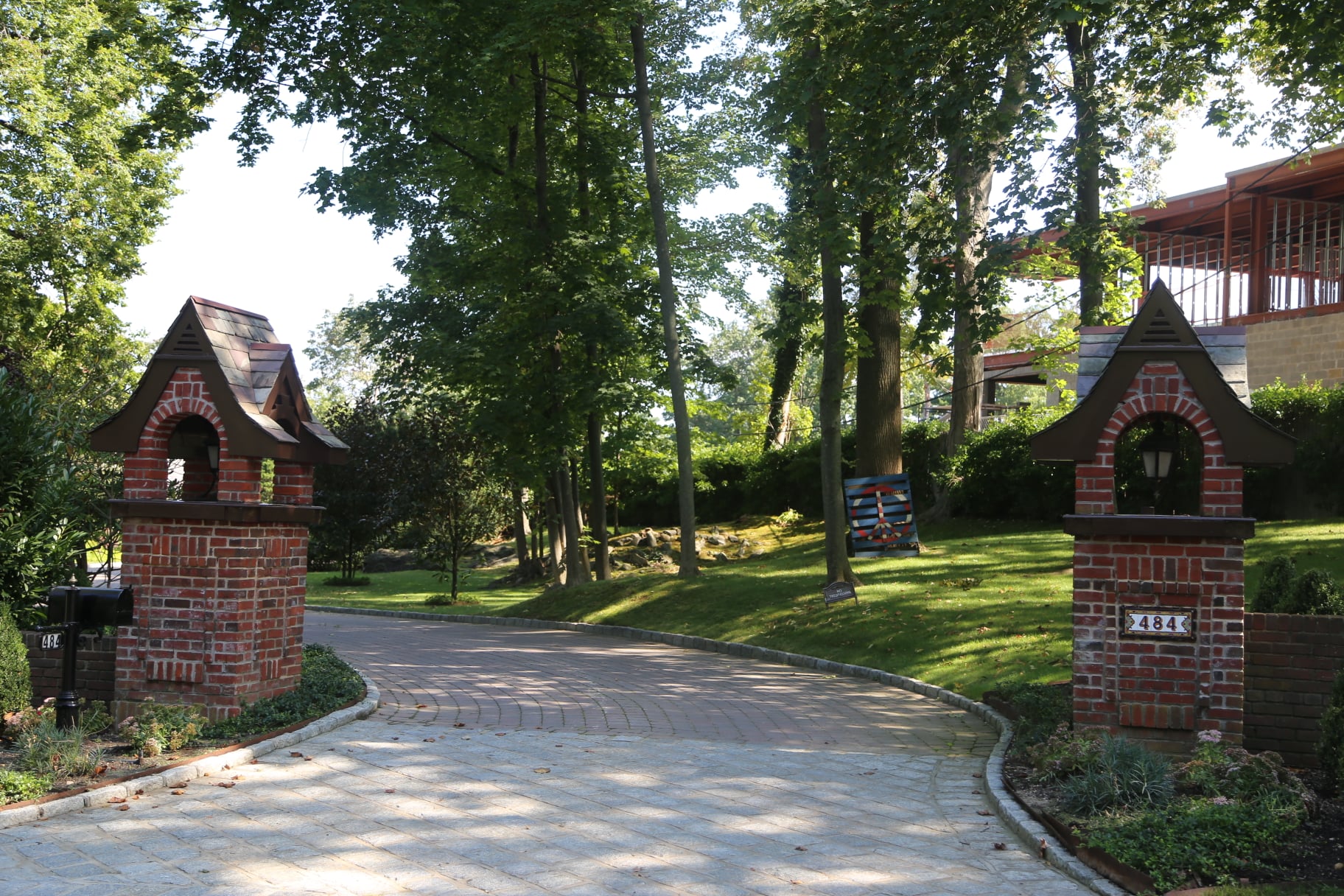 "Many Gables" Entry Gate Kings Point, New York