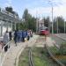 Остановка трамвая № 1 «Железнодорожный вокзал» в городе Донецк