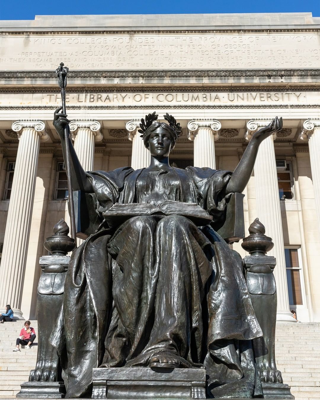 "Alma Mater" by Daniel Chester French (1901) New York City, New York