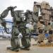 Скульптуры роботов в городе Донецк