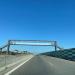 Pedestrian overpass in Durrës city